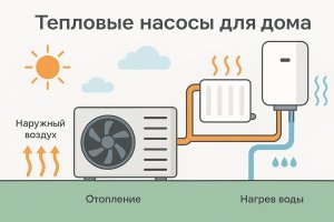 Тепловые насосы для дома: современная альтернатива традиционным системам отопления и горячего водоснабжения