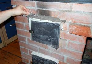 how to cover cracks in stove