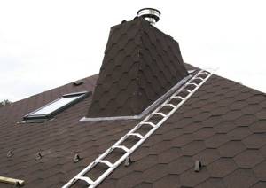 how to cover a pipe on the roof