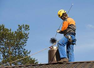 Chimney pipe cleaning