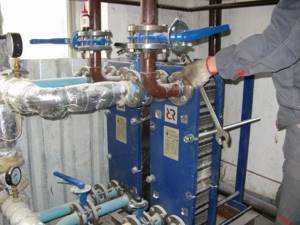 What is a heat exchanger in a heating system