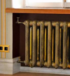 Decoupage heating radiator