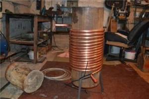 Double-circuit sauna stove