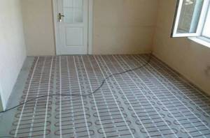 Electric heated floor