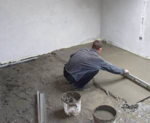 If the subfloor has too significant flaws, it is recommended to make a new screed