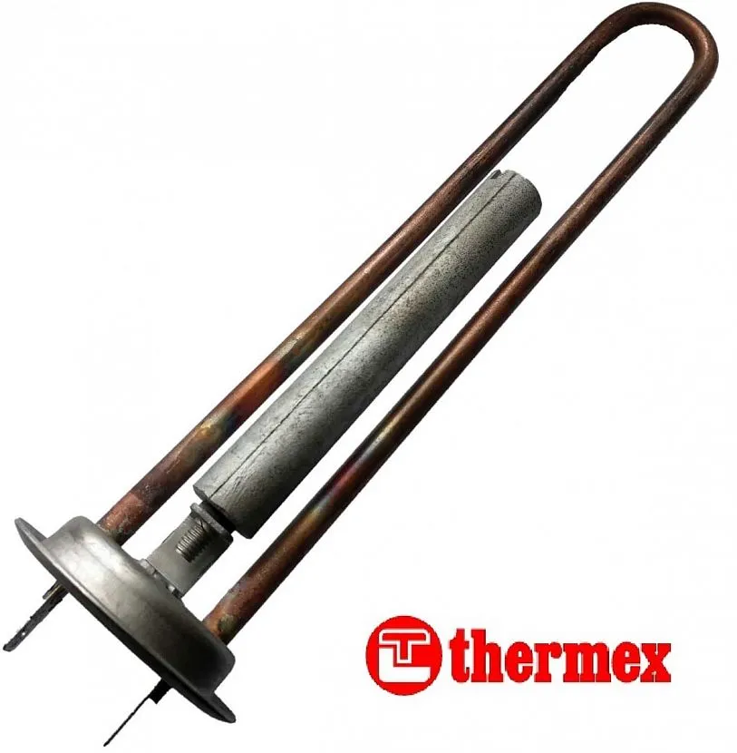 Branded heating element of the Termex water heater