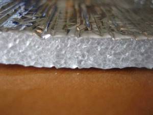 Foil polyethylene foam
