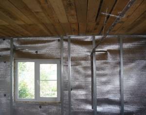 Foil insulation for walls
