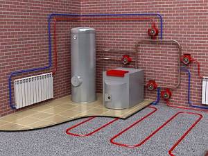Photo - Boiler for heated floors