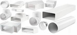 Фото - Пластиковые коробчатые воздуховоды для систем вентиляции и комплектующие изделия к ним