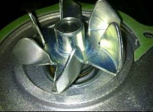 Photo - Turning the pump impeller