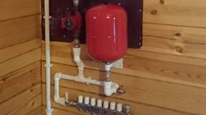 Photo - Installing an expansion tank
