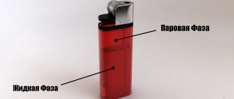 Gas holder like a lighter