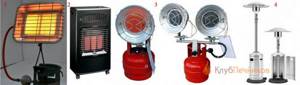 Gas infrared heaters