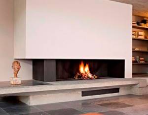 Gas fireplace made in Belgium