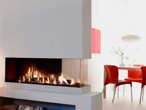Gas fireplace made in the Netherlands