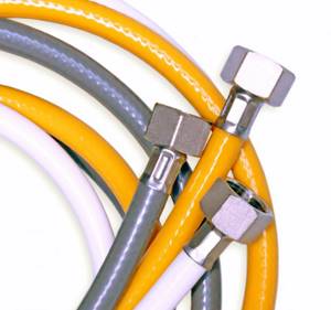 Gas hose for a gas stove: the right choice that guarantees safety in detail, in the photo