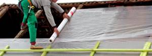 Waterproofing pitched roof
