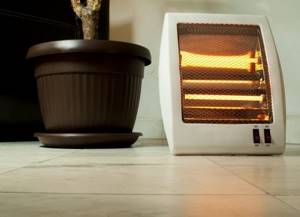Infrared heaters have a directional effect