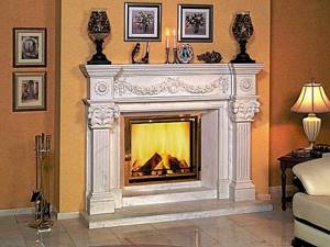 Artificial fireplace with electric hearth
