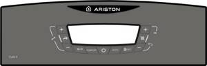 Image of Ariston CARES control panel