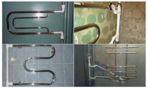 How to connect a heated towel rail to the heating system