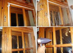 How to change insulation on plastic windows