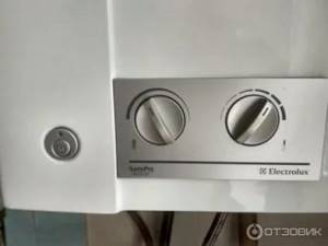 How to properly set up an Electrolux gas water heater?