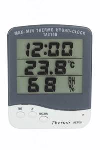 How to calculate air humidity using a hygrometer