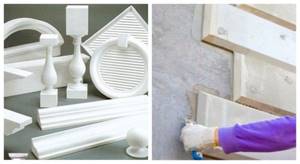 how to make façade decor from foam plastic yourself