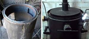How to make a top combustion boiler yourself