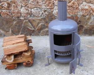 How to make a potbelly stove in the garage with your own hands