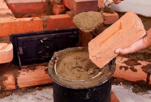 Как сделать раствор из шамотной глины