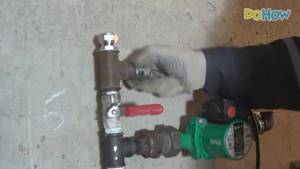 How to solder a pipe for a heated floor