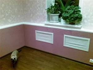 How to hide heating radiators with plasterboard?
