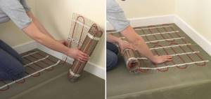 How to lay a heating cable in a screed