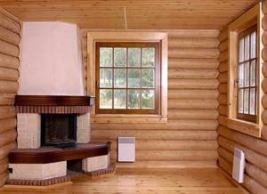 how to install a fireplace in a wooden house