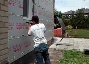 How to insulate a house with penoplex from the outside under the siding and sheathe it with panels