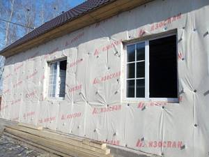 How to insulate the exterior of a house with mineral wool under siding