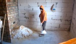 How to insulate a ceiling with sawdust
