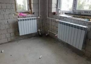 How to turn on the radiator in a new building?