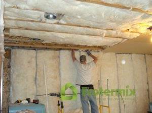 What materials to insulate a bathroom ceiling