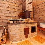 Stone sauna stove