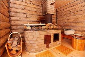 Stone sauna stove