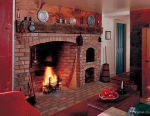 Do-it-yourself air-heated fireplace