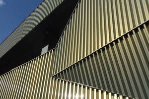 The apparent simplicity of corrugated sheeting can be used in the most unusual way