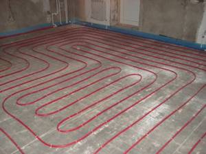 Classic heated floors have become common not only in private homes, but also in apartments