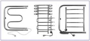 Combined heated towel rails - types and designs.