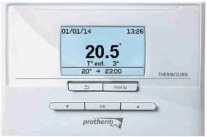 Room programmable thermostat Protherm Thermolink P with interface (eBus) for gas boiler Protherm Gepard (Panther)