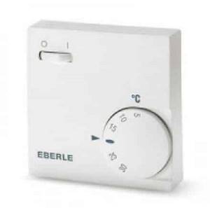 Room thermostat for solid fuel boiler
